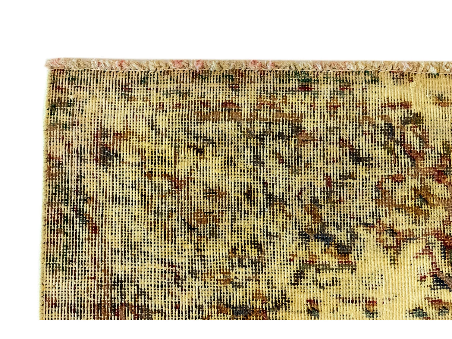 Tapis de laine 196x268 jaune Vintage Royal