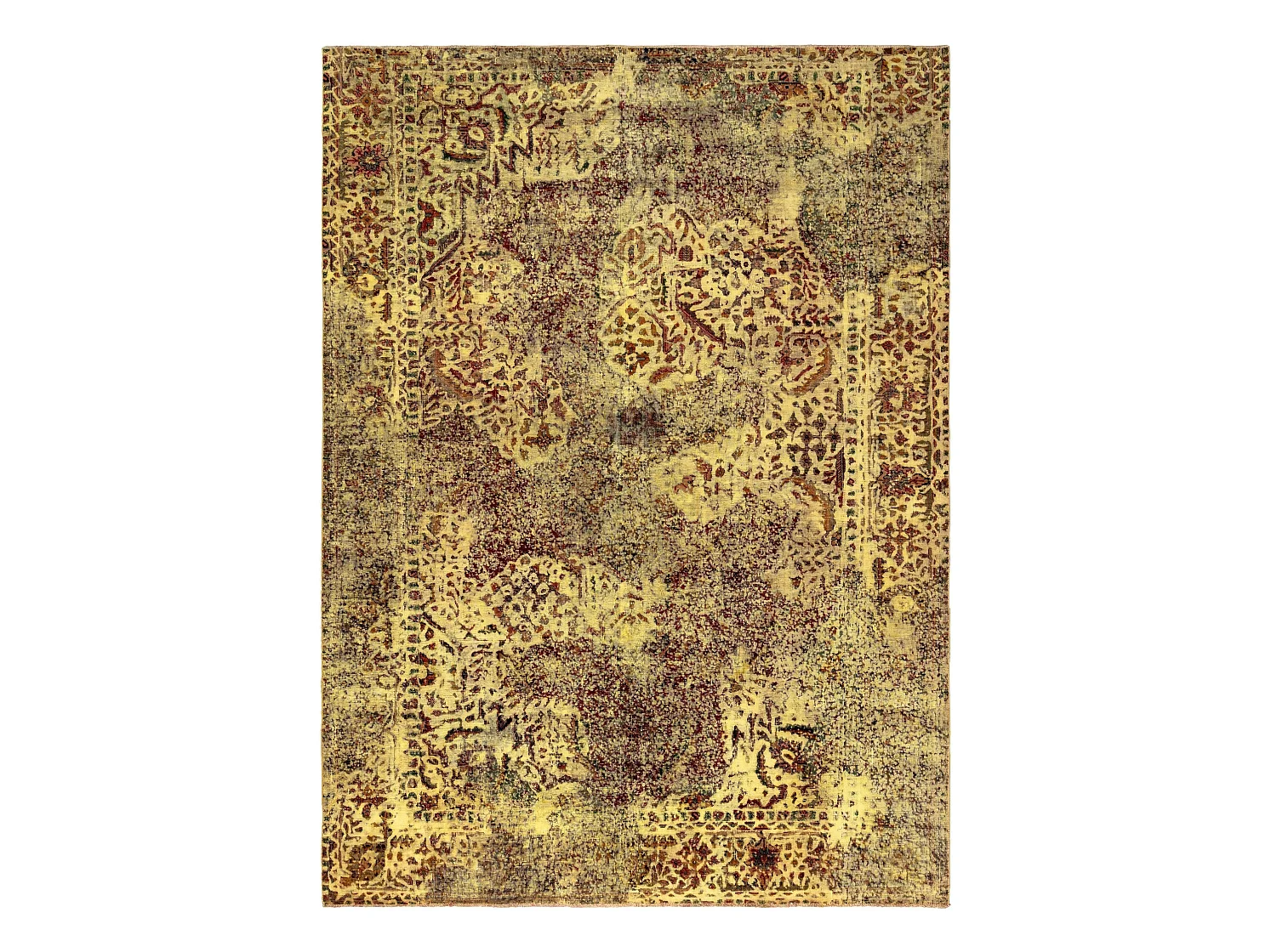 Wollteppich 196x268 Gelb Vintage Royal