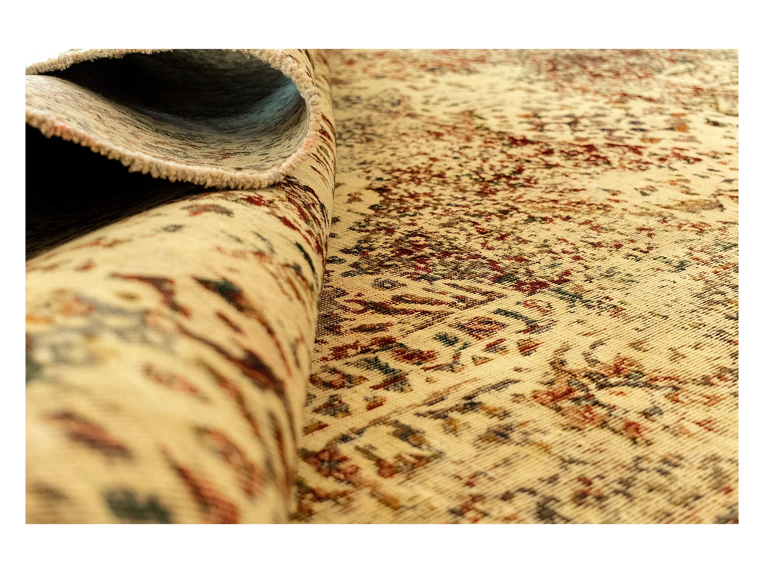 Wollteppich 196x268 Gelb Vintage Royal