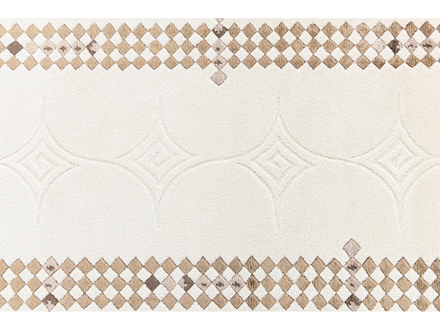 Tappeto per corridoio in lana 81x198 beige Darya