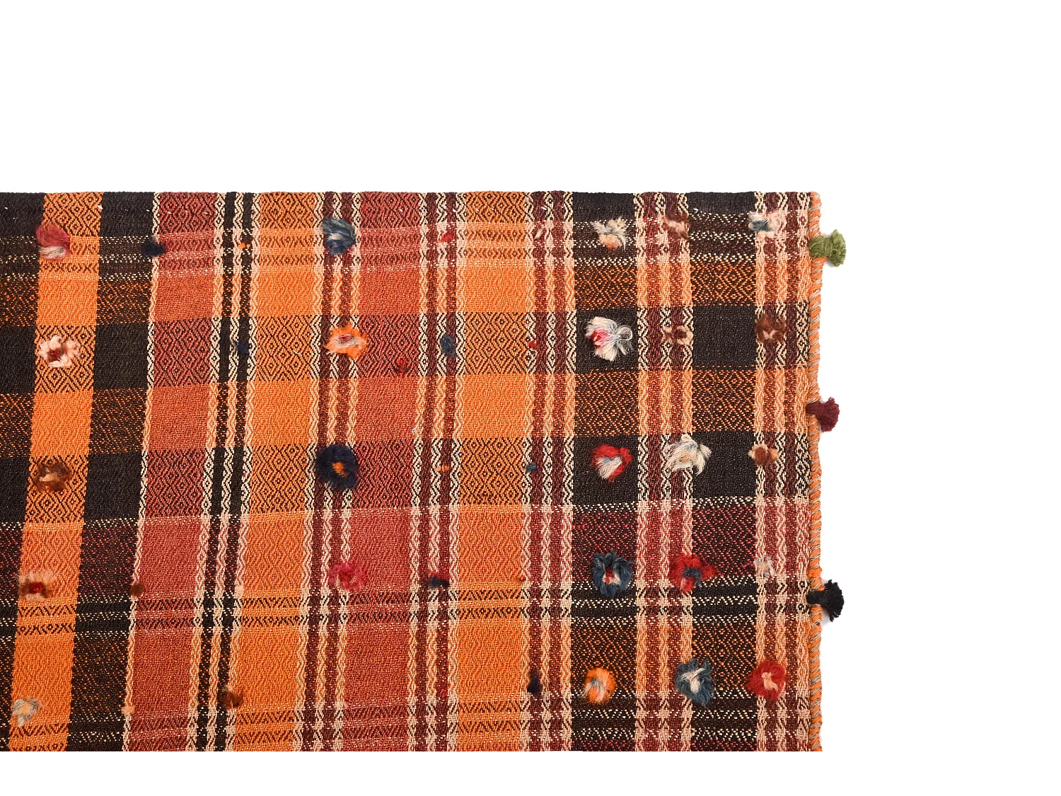 Tapis de laine 136x235 orange Jajim