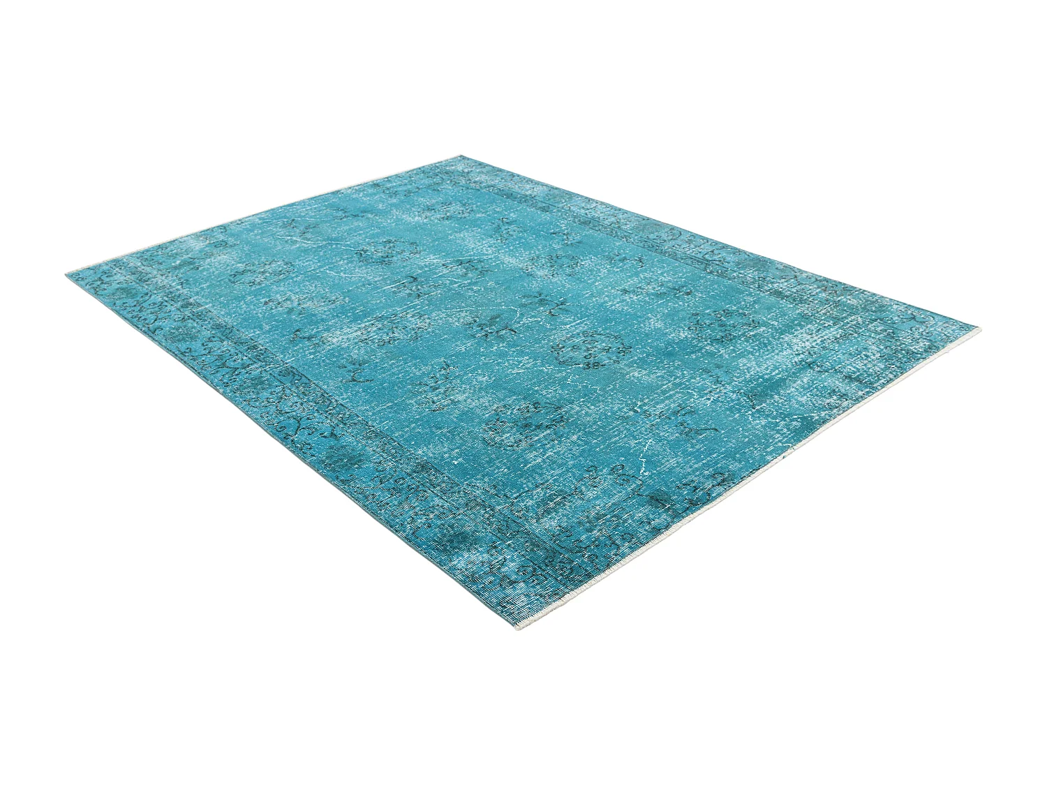 Tapis de laine 165x236 turquoise Ultra Vintage