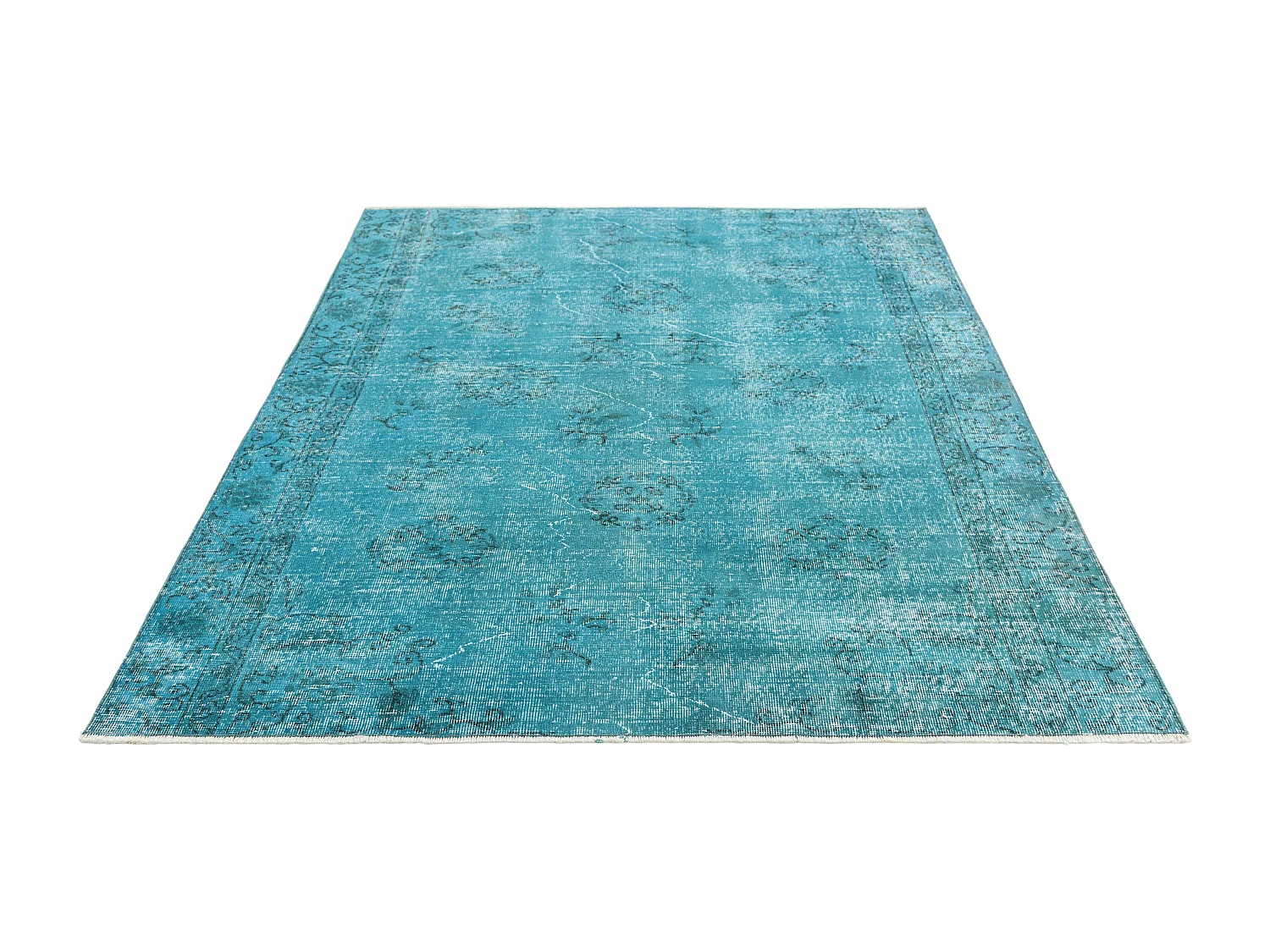 Tapis de laine 165x236 turquoise Ultra Vintage