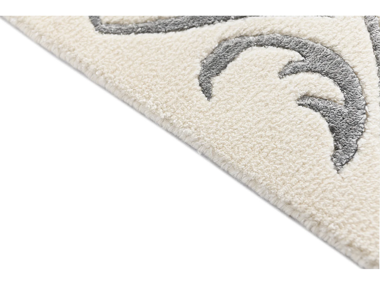 Tapis de laine 119x183 beige Darya