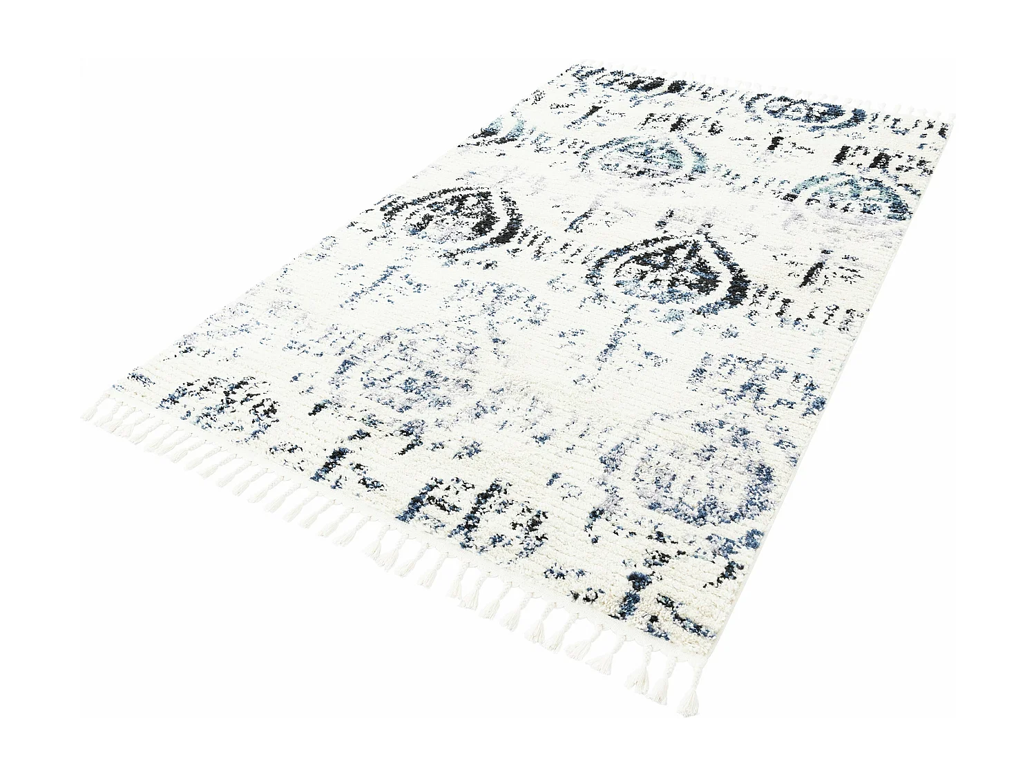 Tapis shaggy 125x185 beige Frauenfeld Moana