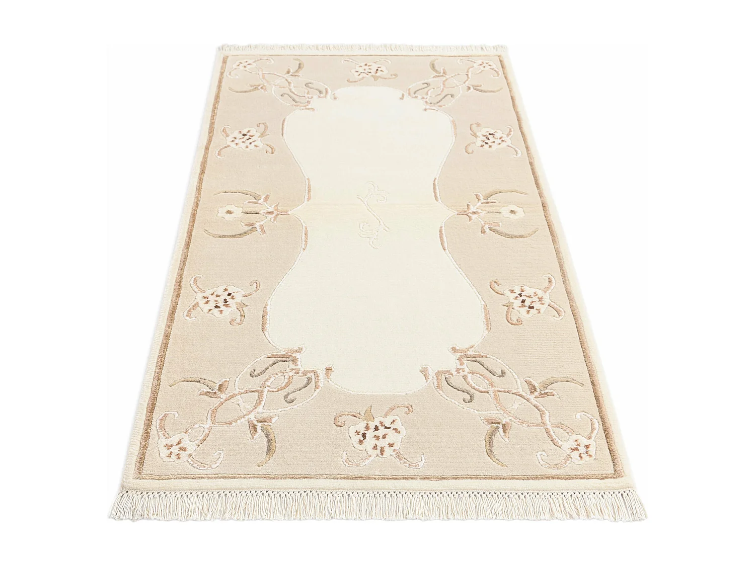 Tappeto in lana 81x150 beige Darya