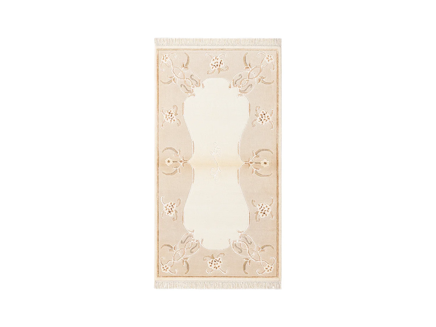 Tapis de laine 81x150 beige Darya