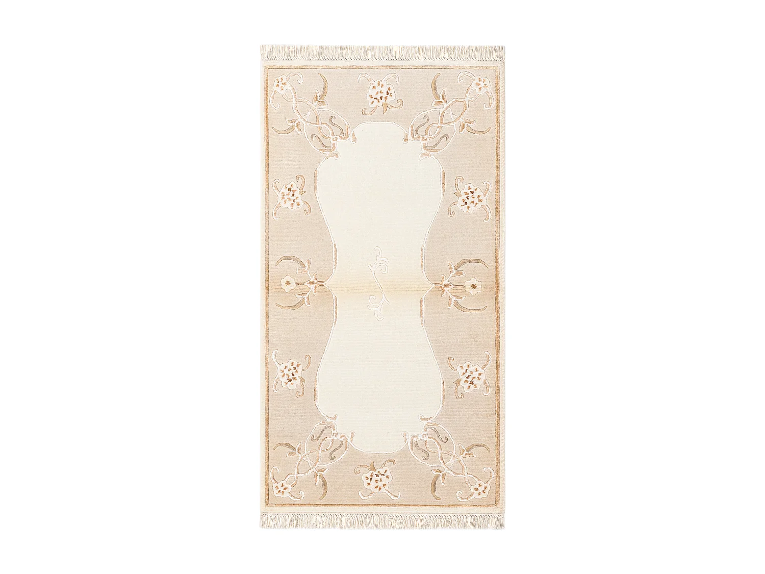Wollteppich 81x150 Beige Darya