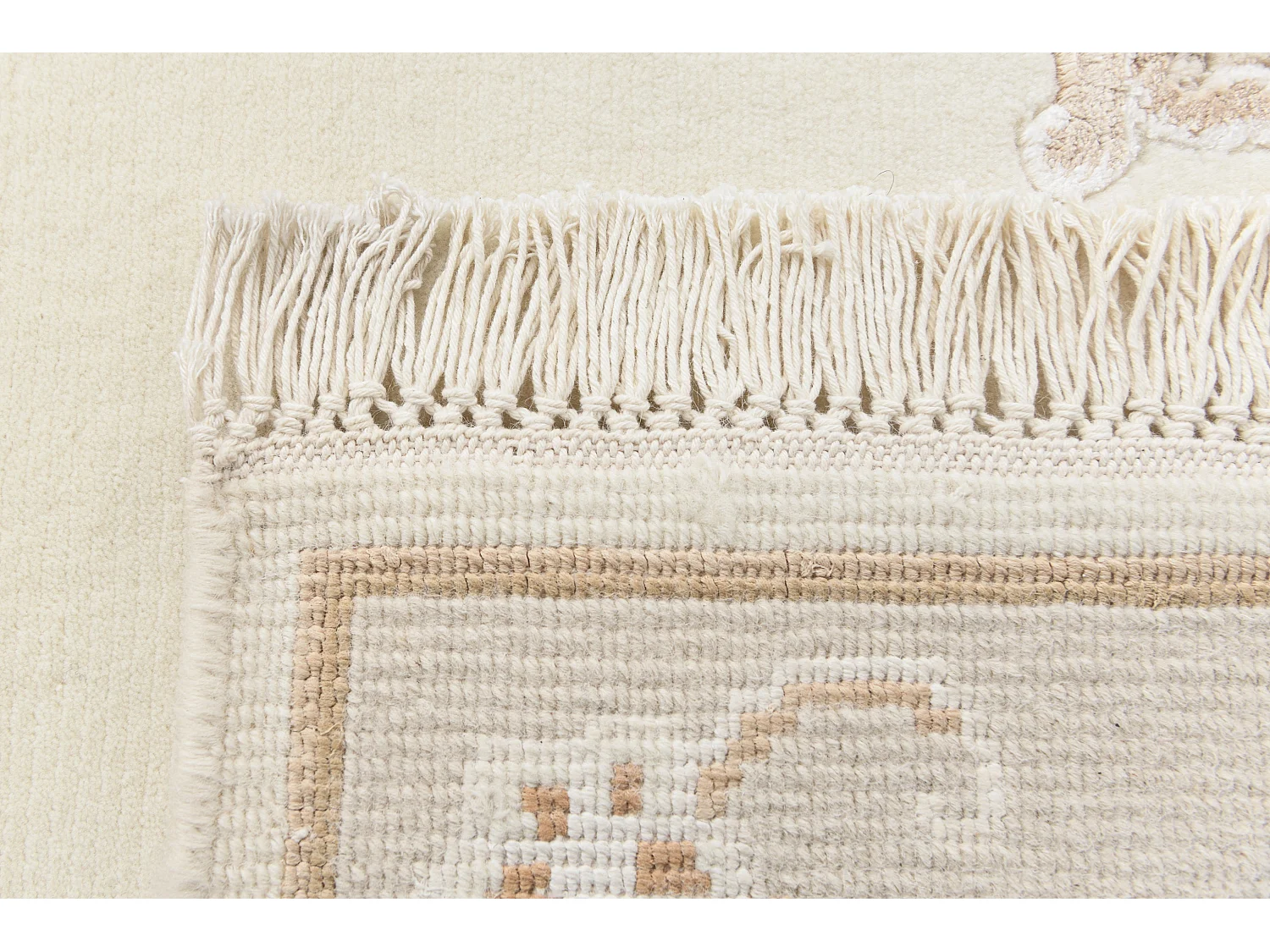 Wollteppich 81x150 Beige Darya