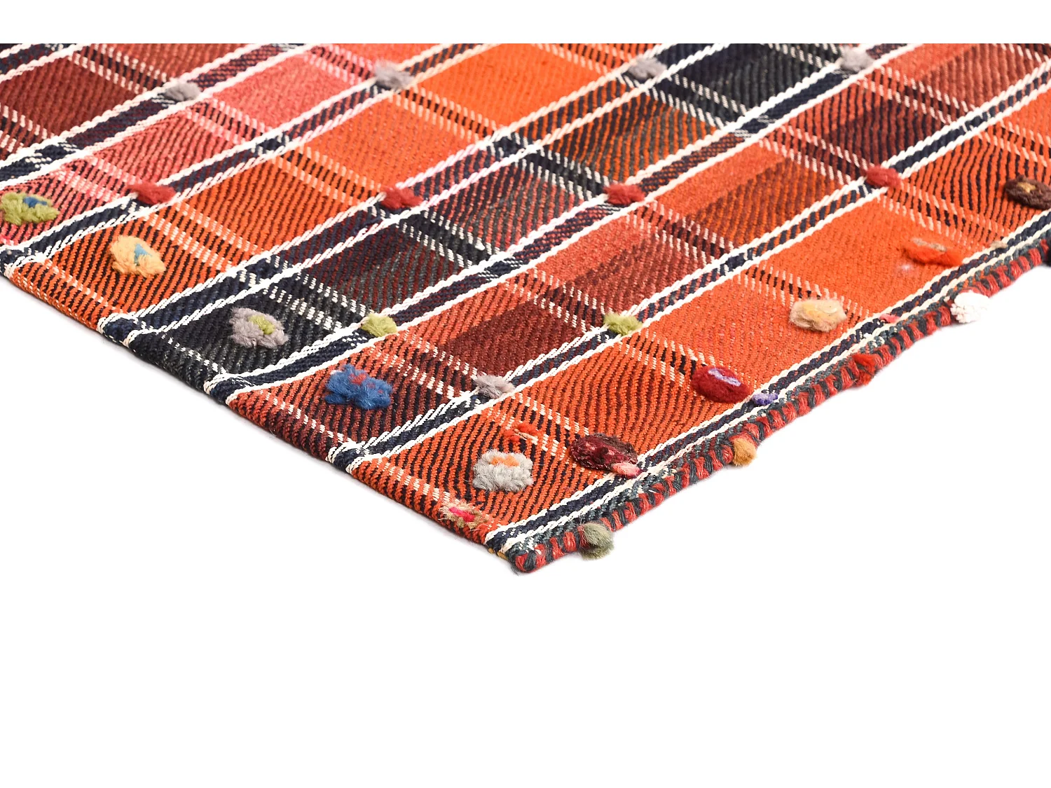 Wollteppich 137x225 Orange Jajim