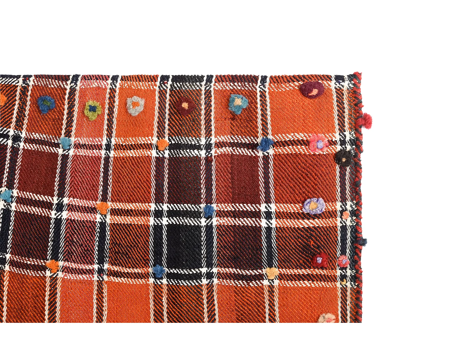 Wollteppich 137x225 Orange Jajim