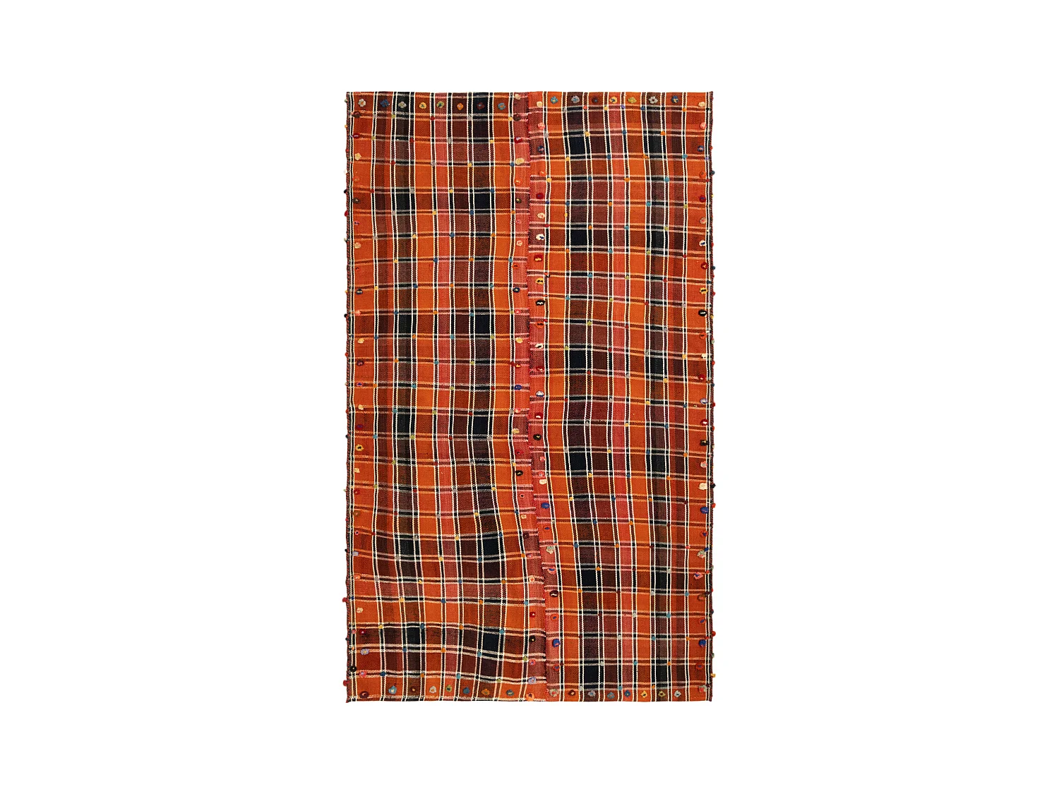 Tapis de laine 137x225 orange Jajim