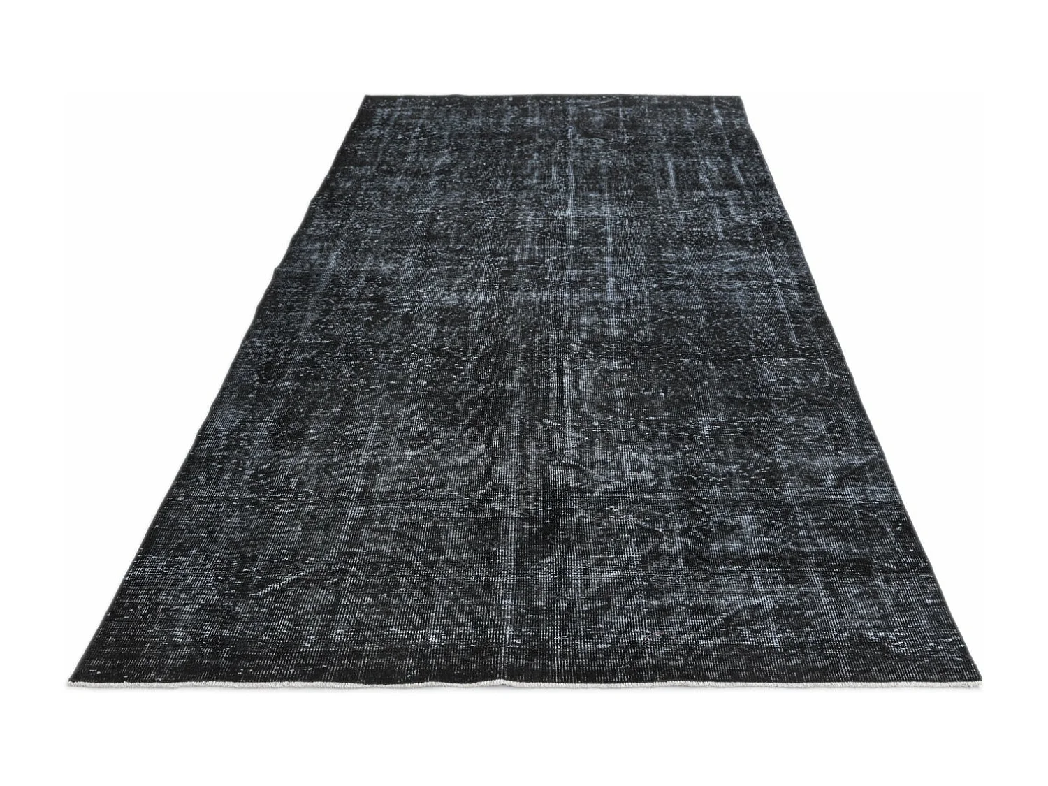 Wollteppich 150x307 Schwarz Ultra Vintage