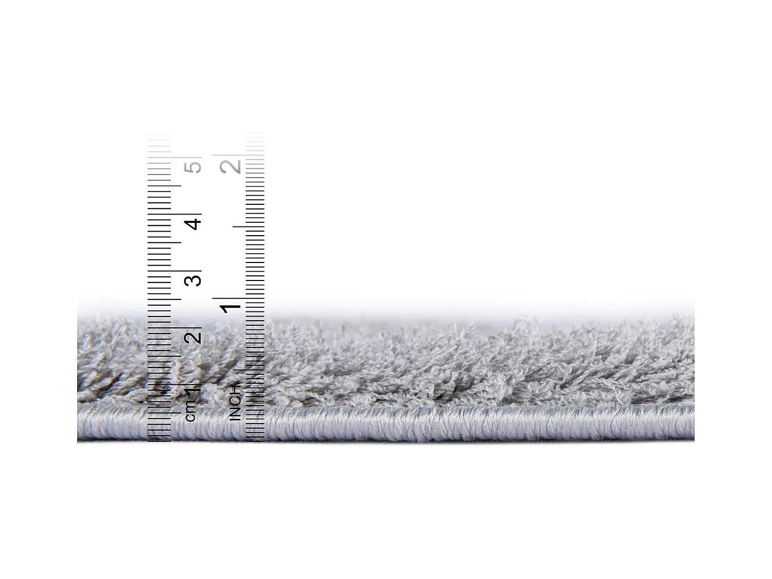 Hochflorteppich 240x240 Silber-Grau Luzern