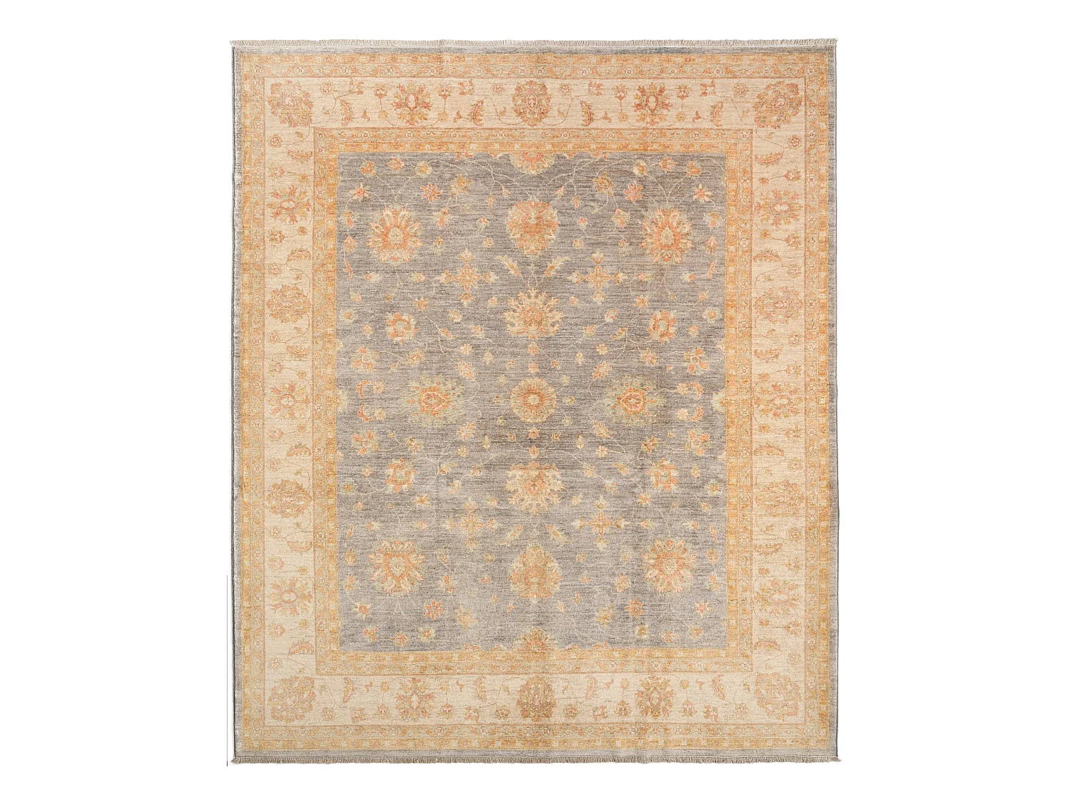 Wollteppich 255x298 Beige Kaizar
