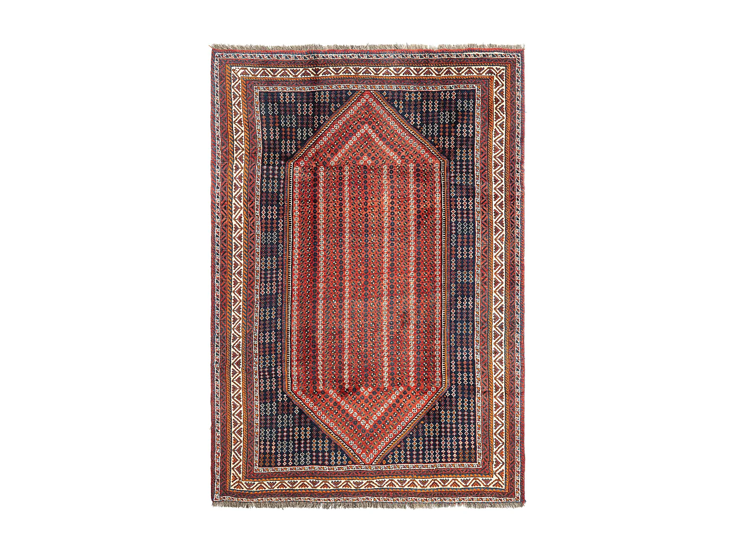 Tapis de laine 187x275 rouge Ghashghai