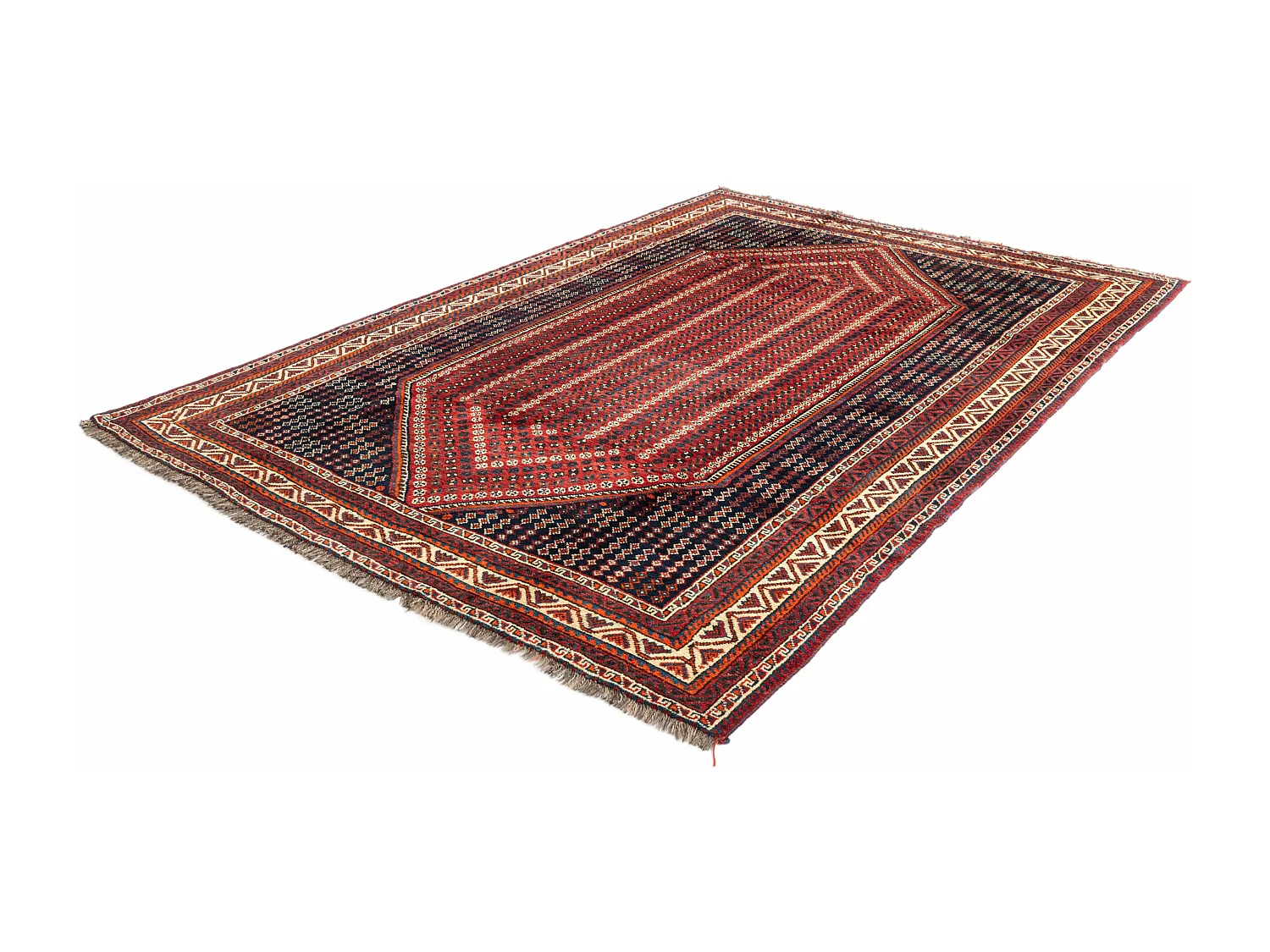Tapis de laine 187x275 rouge Ghashghai