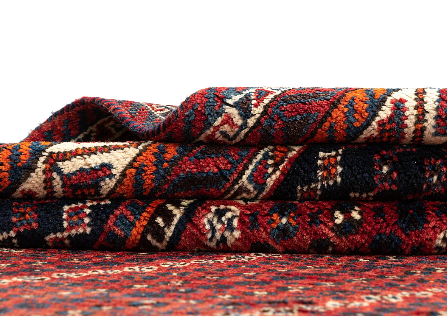 Tapis de laine 187x275 rouge Ghashghai