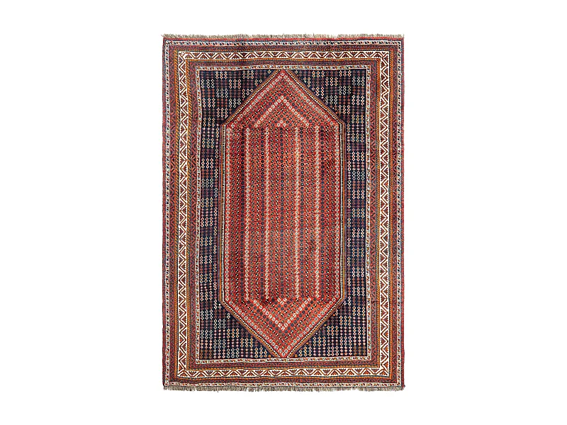 Tapis de laine 187x275 rouge Ghashghai