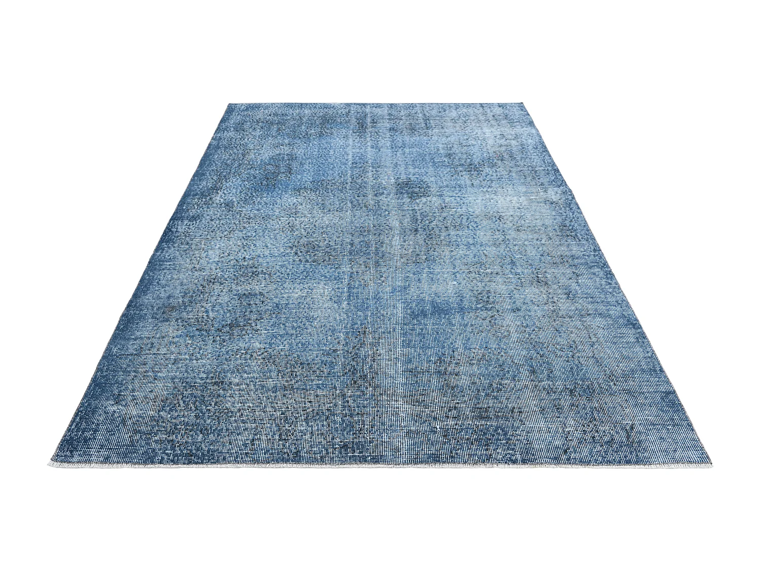 Tapis de laine 168x259 Bleu Ultra Vintage