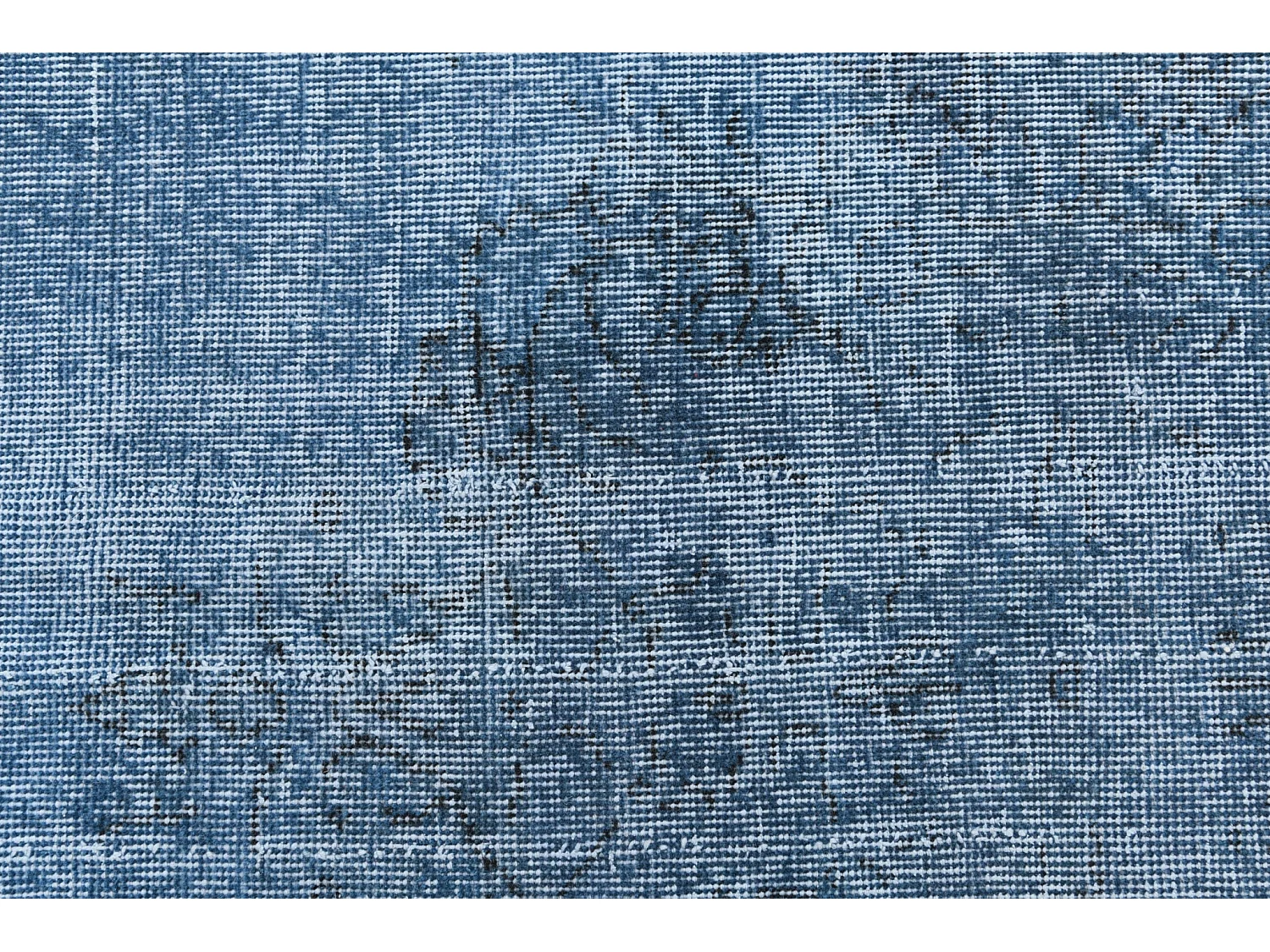 Tapis de laine 168x259 Bleu Ultra Vintage