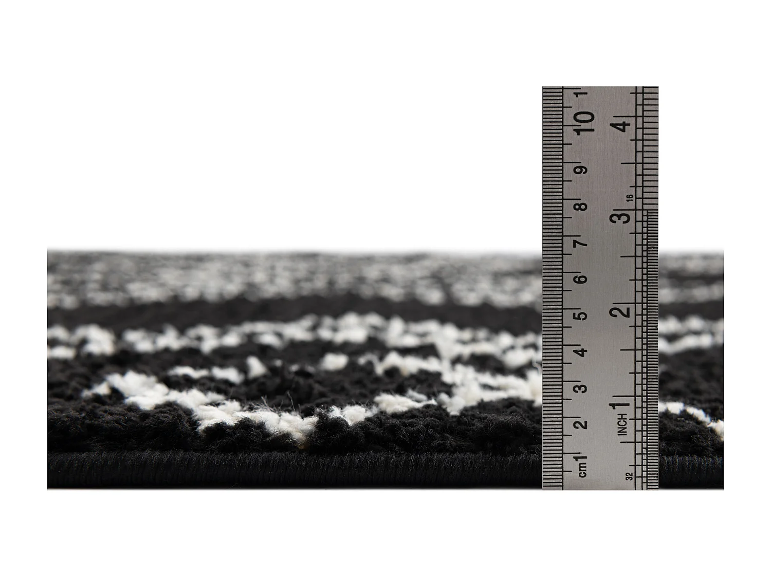 Hochflorteppich 125x185 Schwarz Frauenfeld Classic