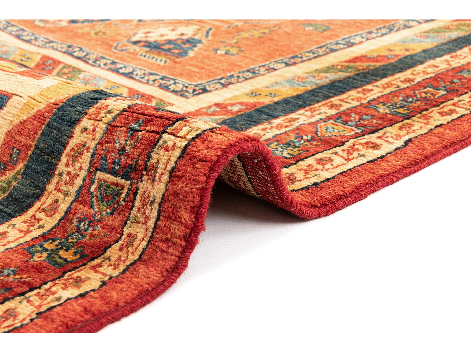 Tapis de laine 112x161 rouge Kashkuli