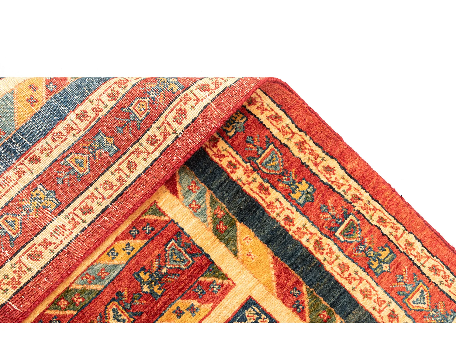 Tapis de laine 112x161 rouge Kashkuli