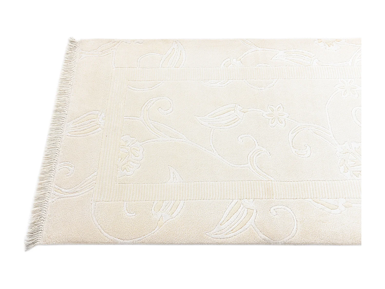 Tappeto per corridoio in lana 89x300 beige Darya