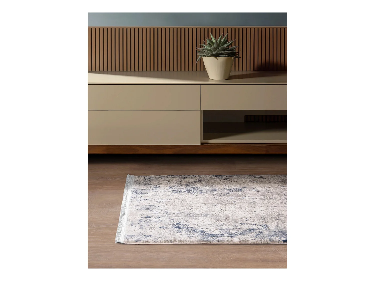 Teppich 80x305 Blau Davos Magic