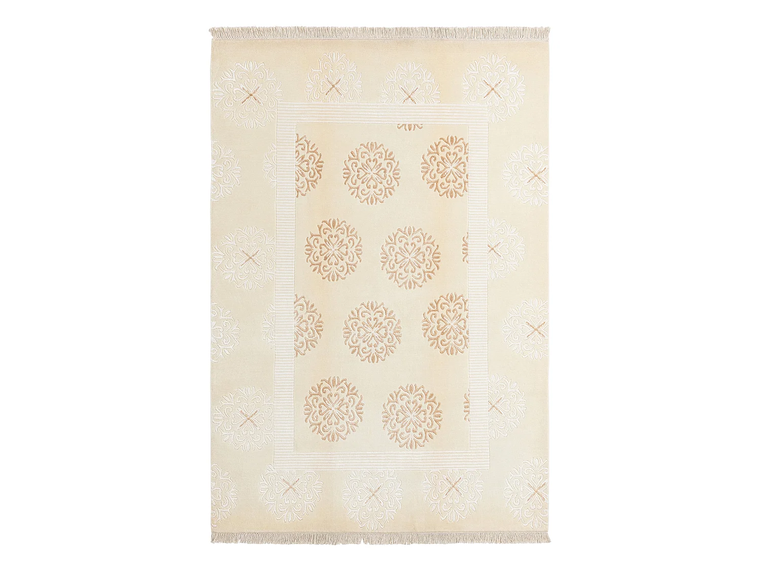 Tapis de laine 170x251 beige Darya