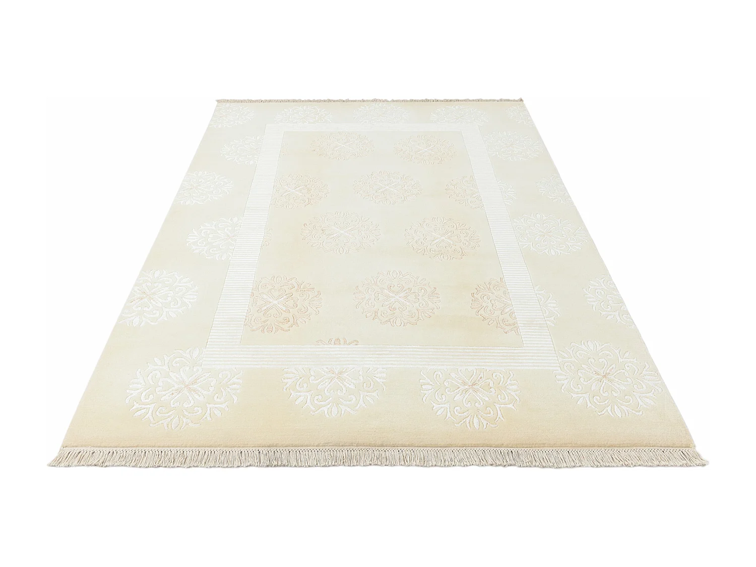 Wollteppich 170x251 Beige Darya