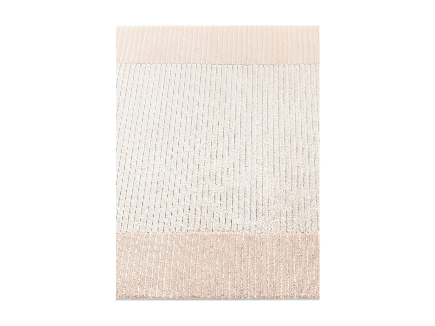 Läufer-Wollteppich 79x404 Rosa Darya