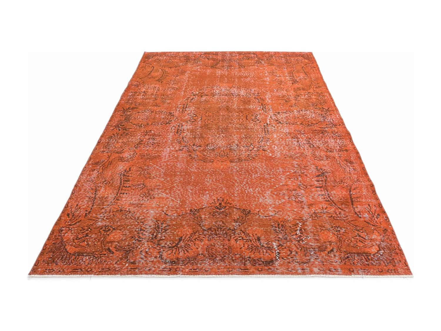 Tapis de laine 170x284 orange Ultra Vintage