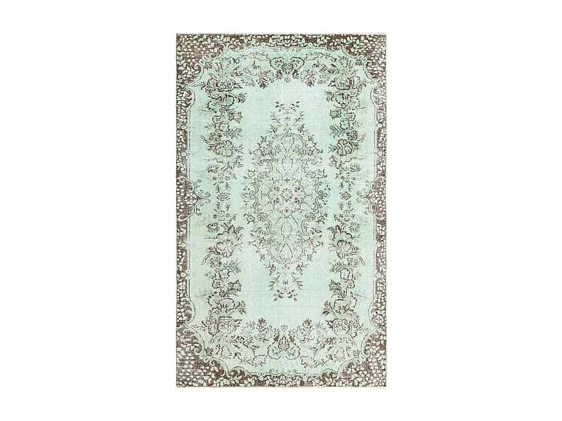 Wollteppich 170x282 Grün Ultra Vintage