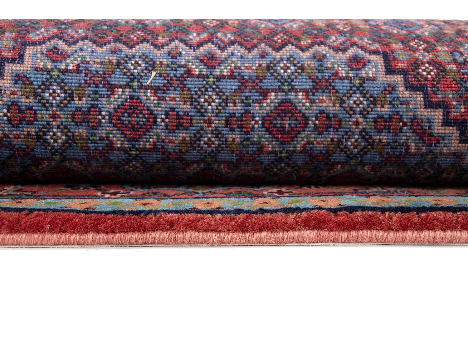 Wollteppich 128x162 Rot Birdjend