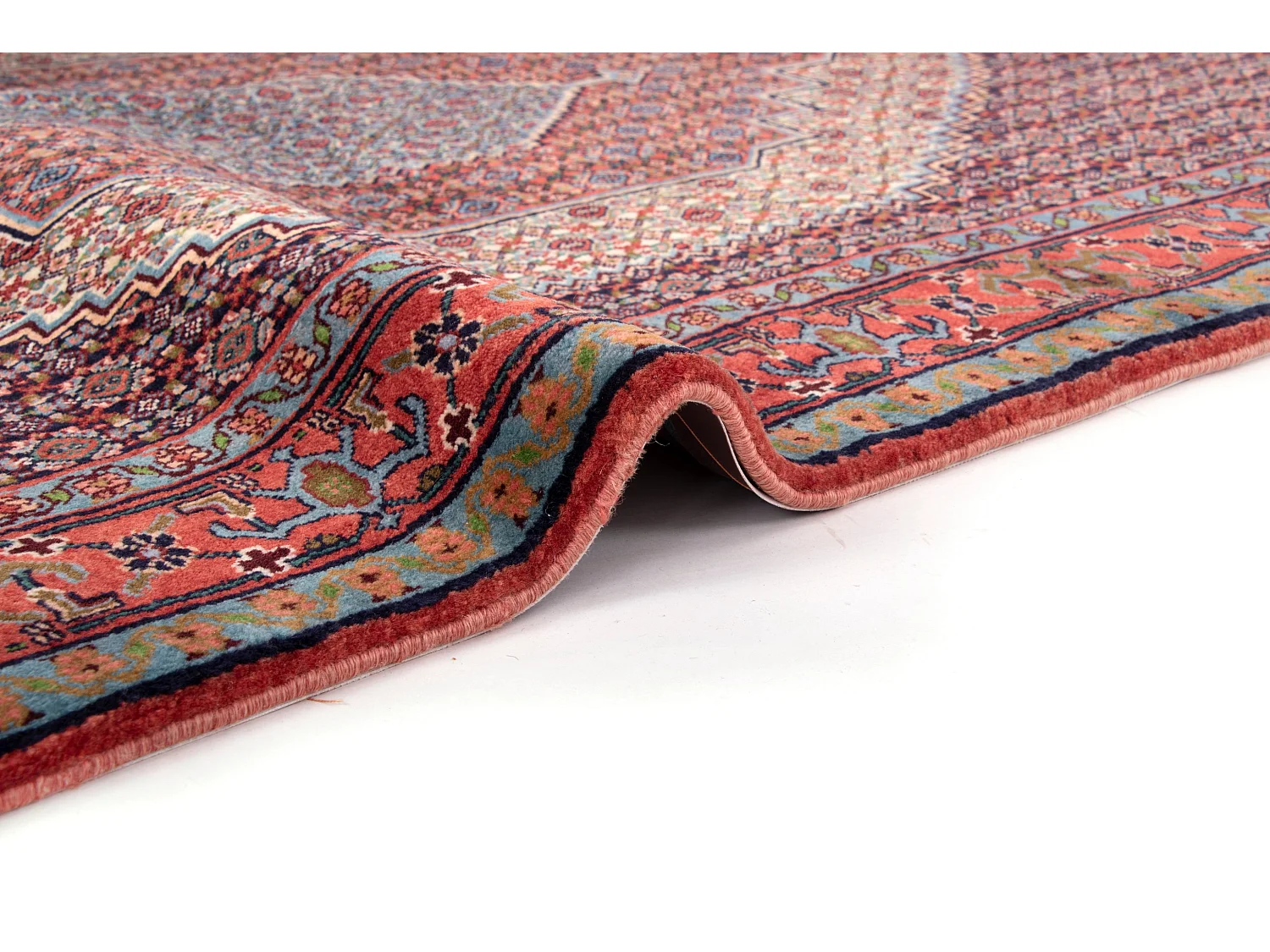 Tapis de laine 128x162 rouge Birdjend