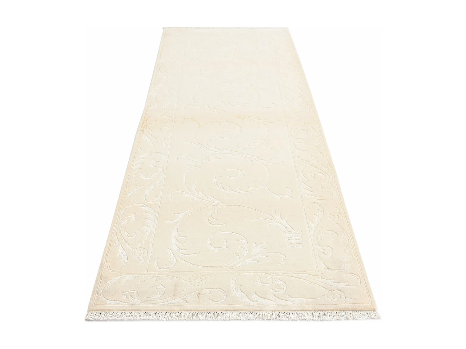 Tappeto per corridoio in lana 99x305 beige Darya