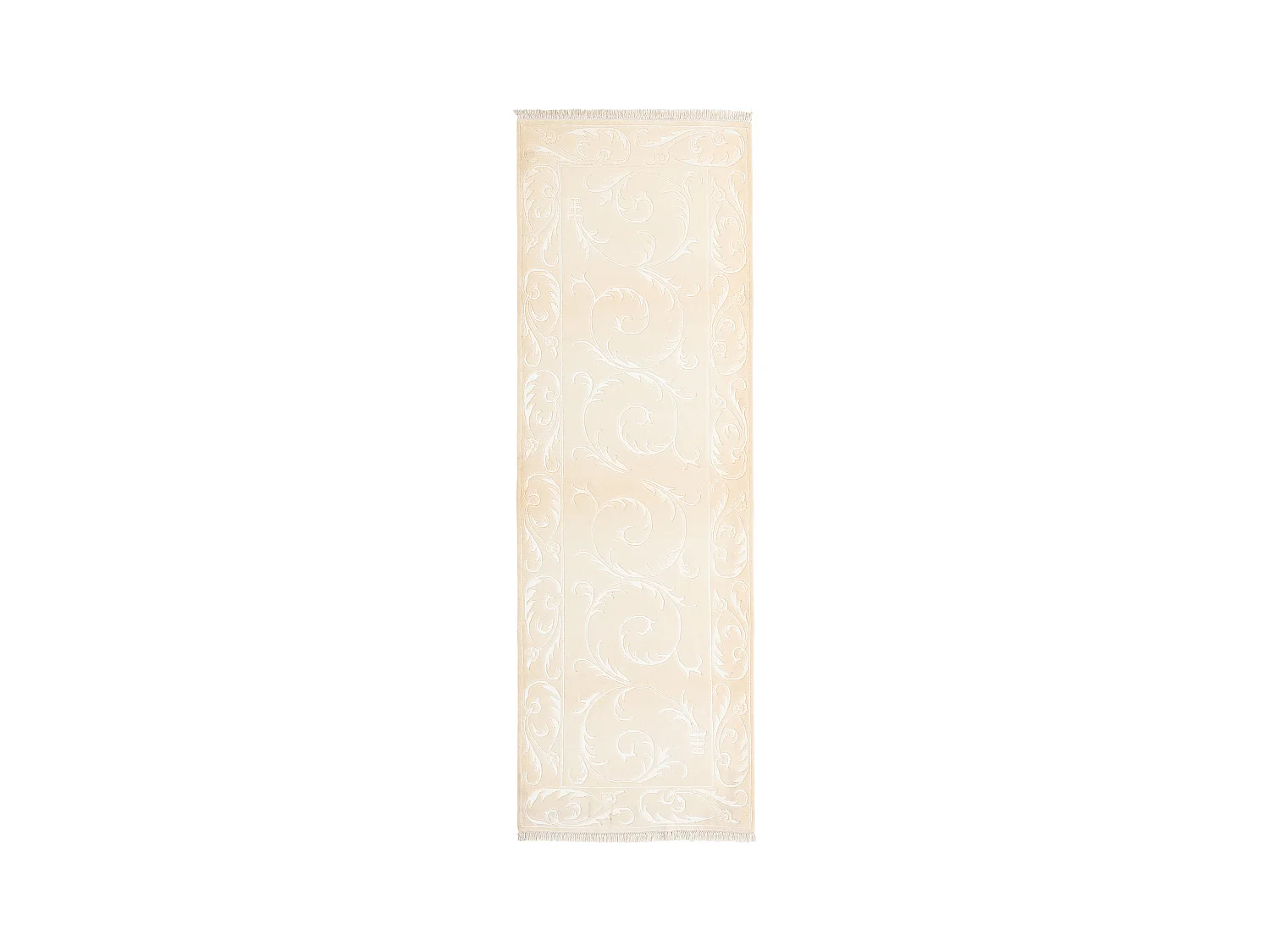 Tapis de couloir en laine 99x305 beige Darya