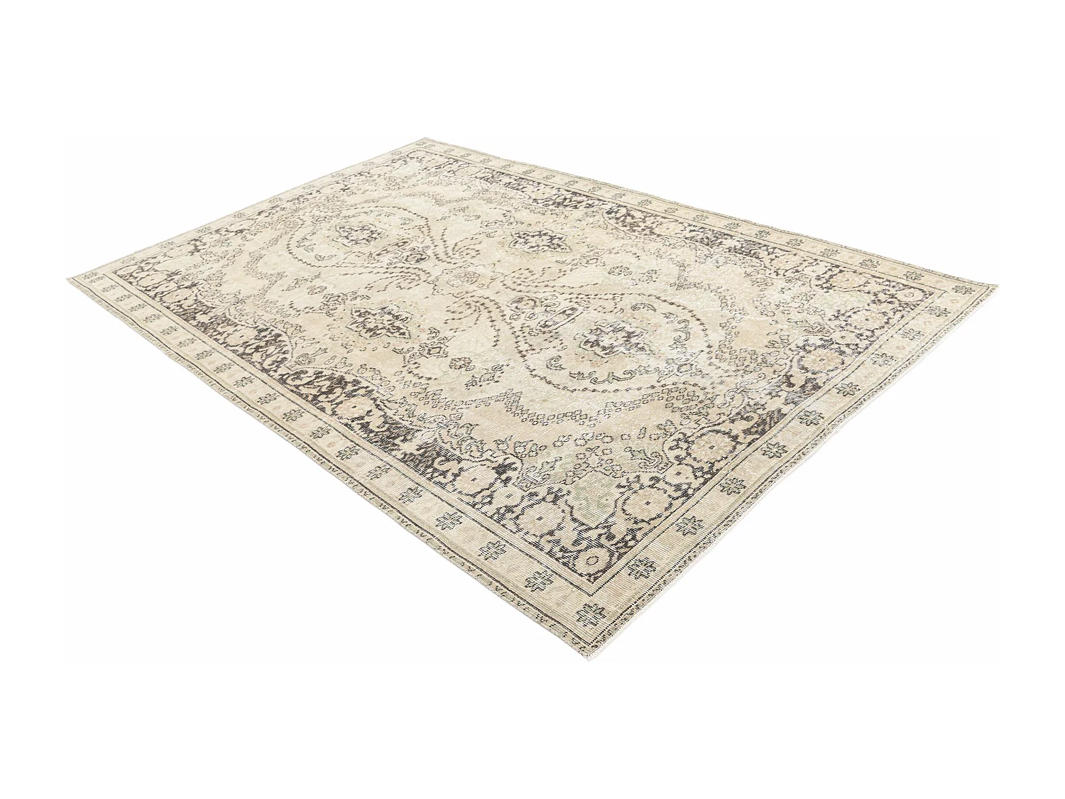 Tappeto in lana 170x264 marrone Ultra Vintage