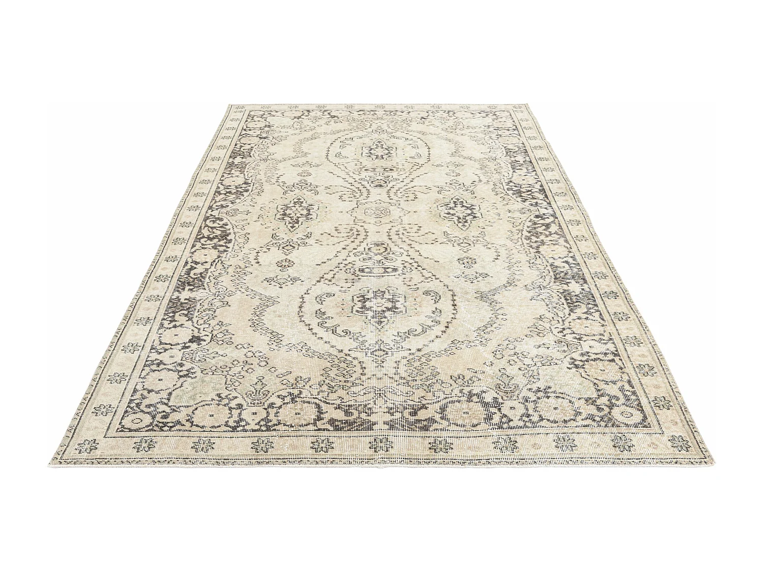 Tappeto in lana 170x264 marrone Ultra Vintage