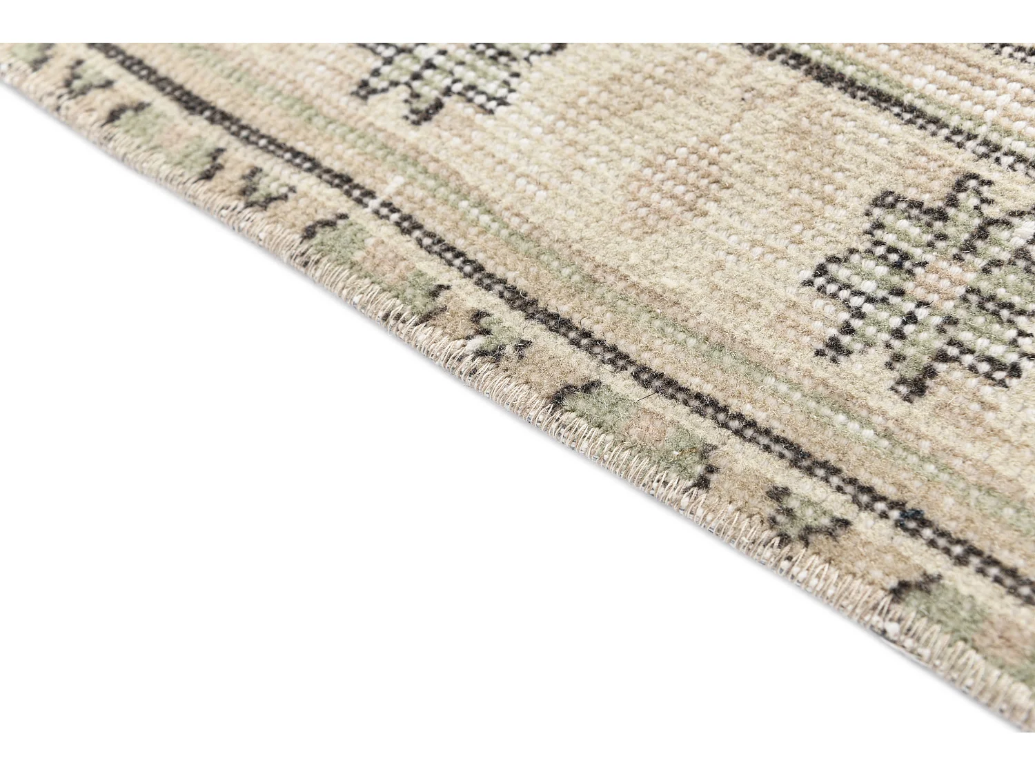 Tapis de laine 170x264 brun Ultra Vintage