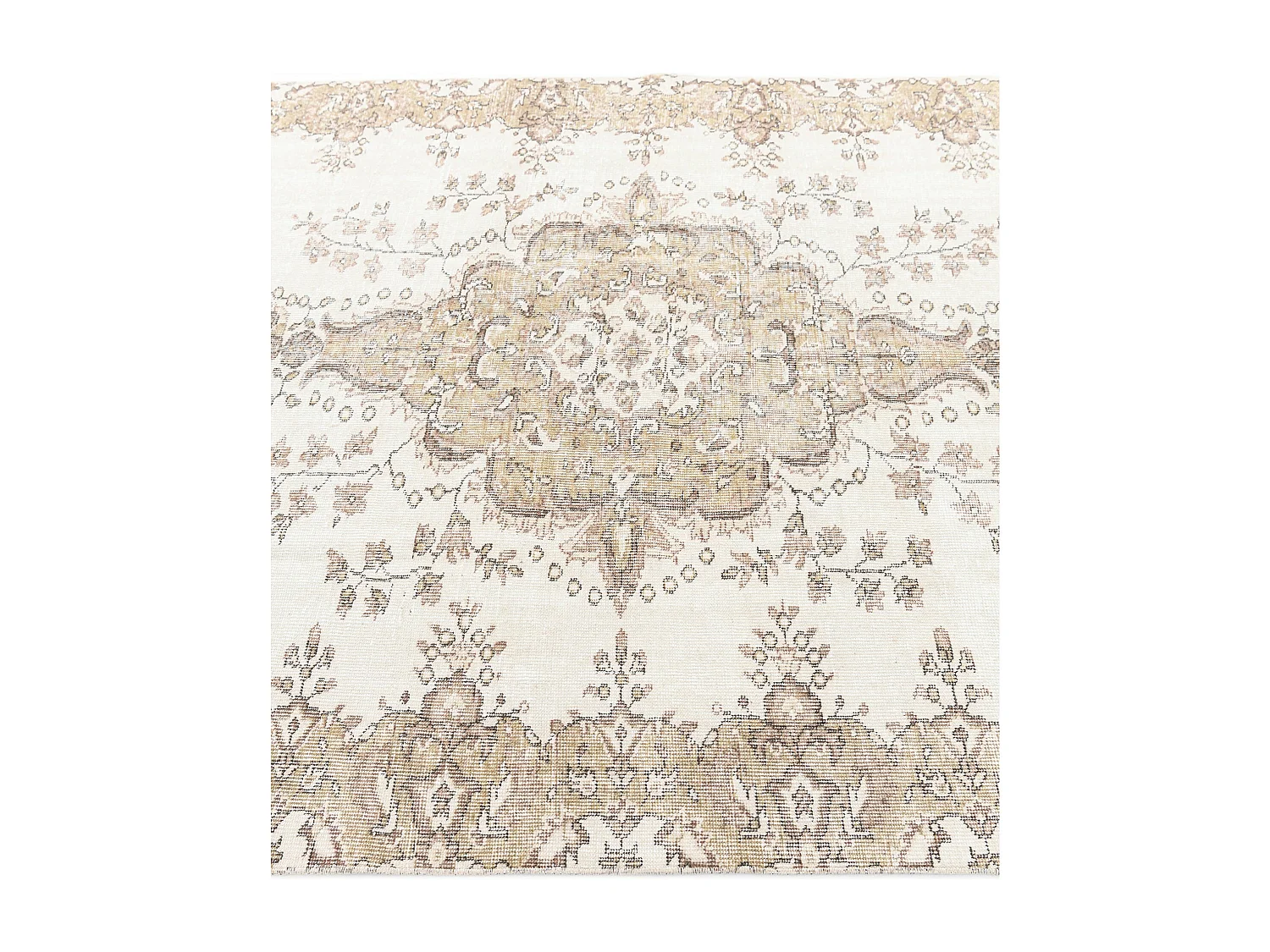 Wollteppich 165x264 Beige Ultra Vintage