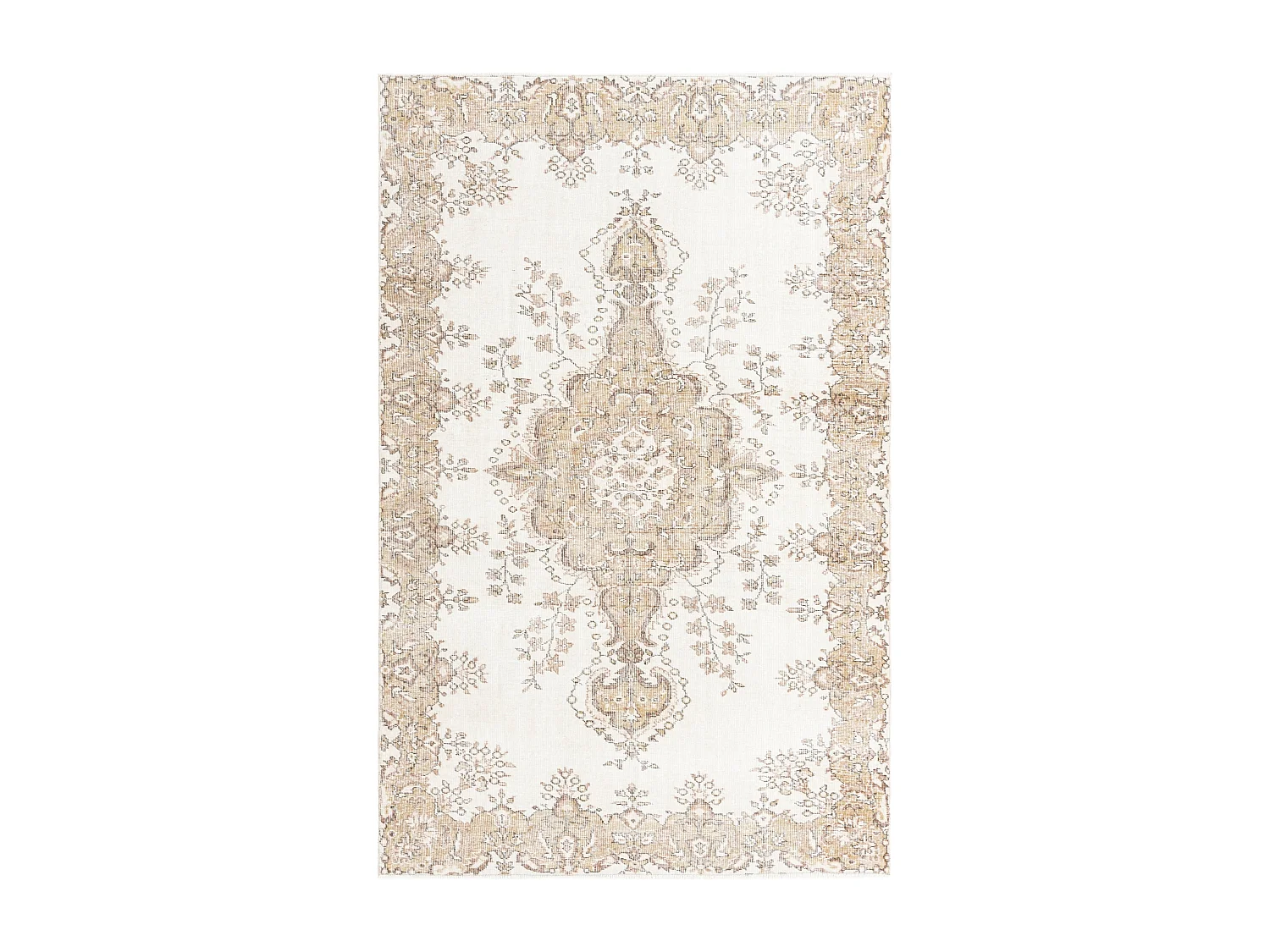 Wollteppich 165x264 Beige Ultra Vintage