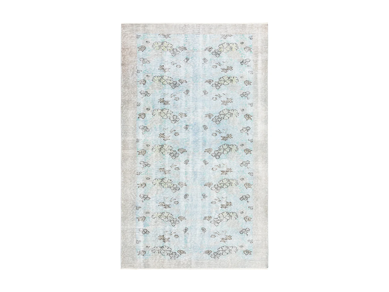 Wollteppich 175x284 Grau Ultra Vintage