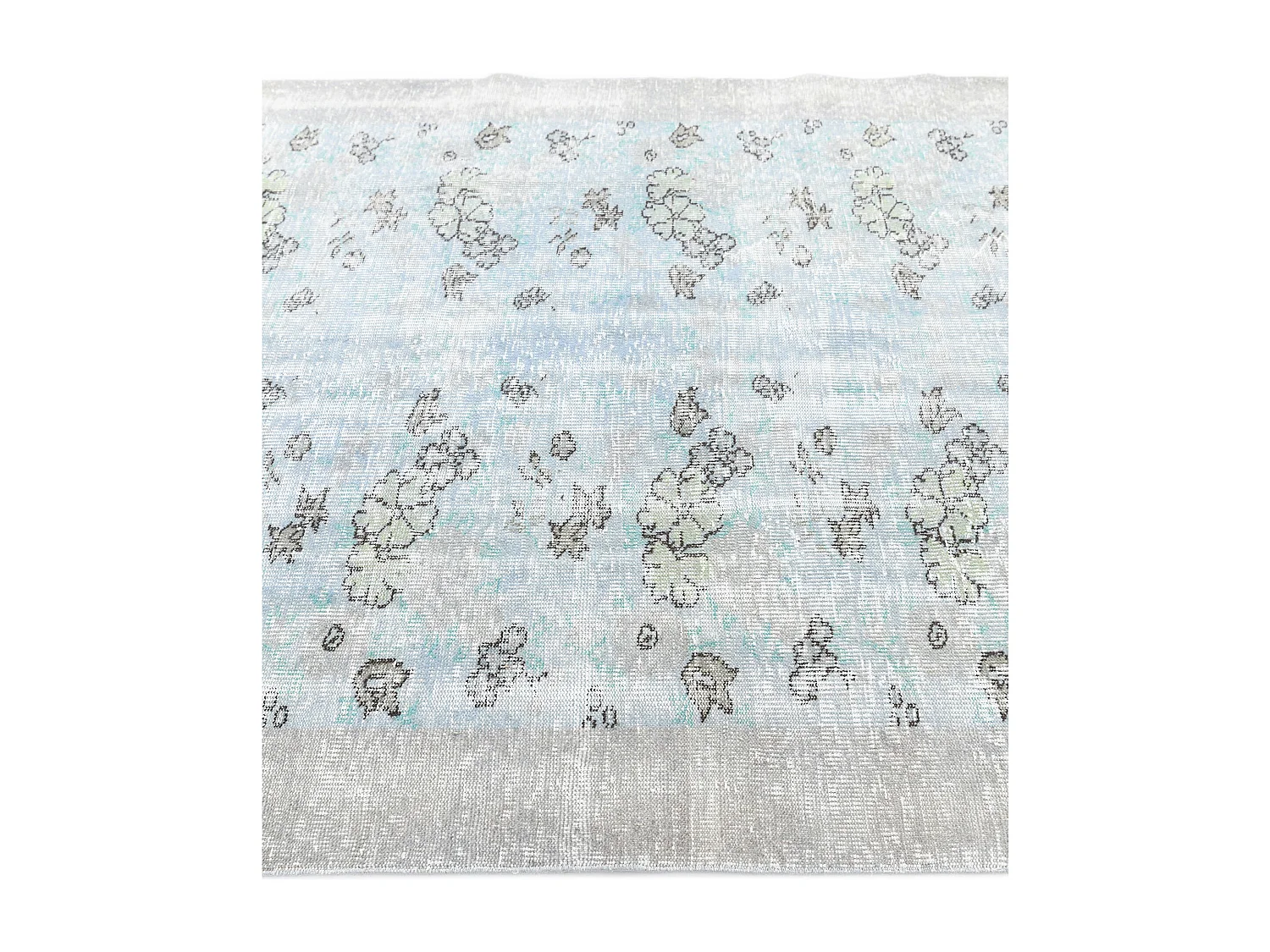 Wollteppich 175x284 Grau Ultra Vintage