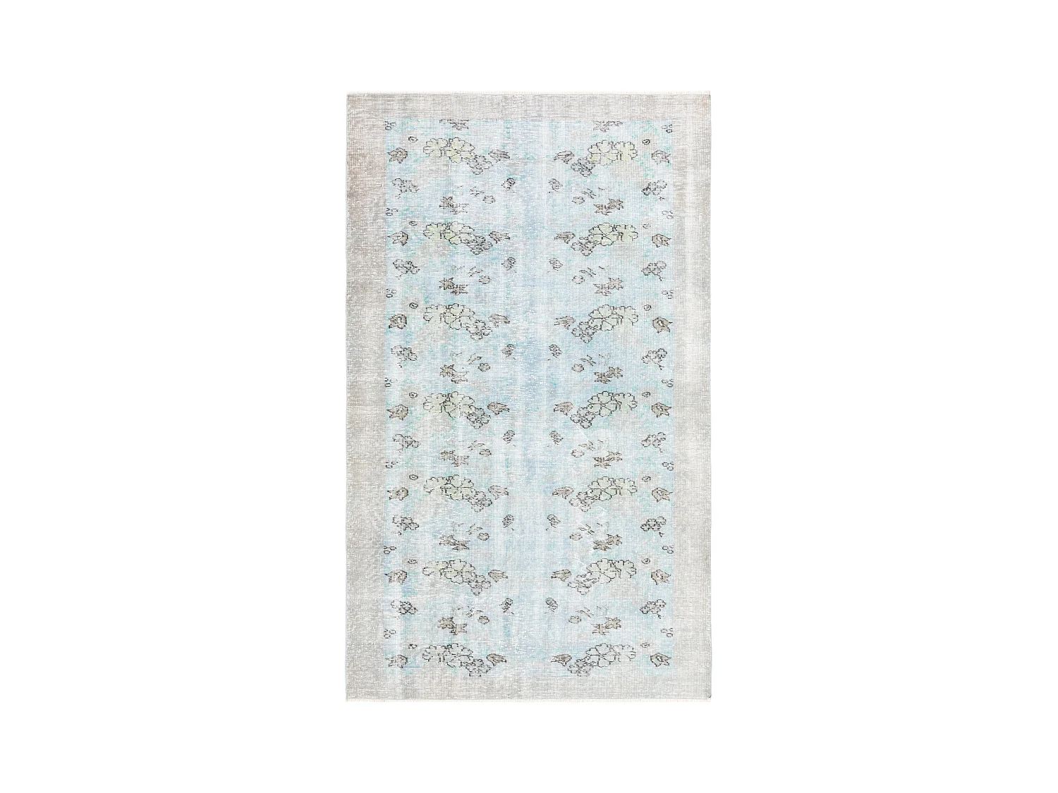 Tapis de laine 175x284 gris Ultra Vintage