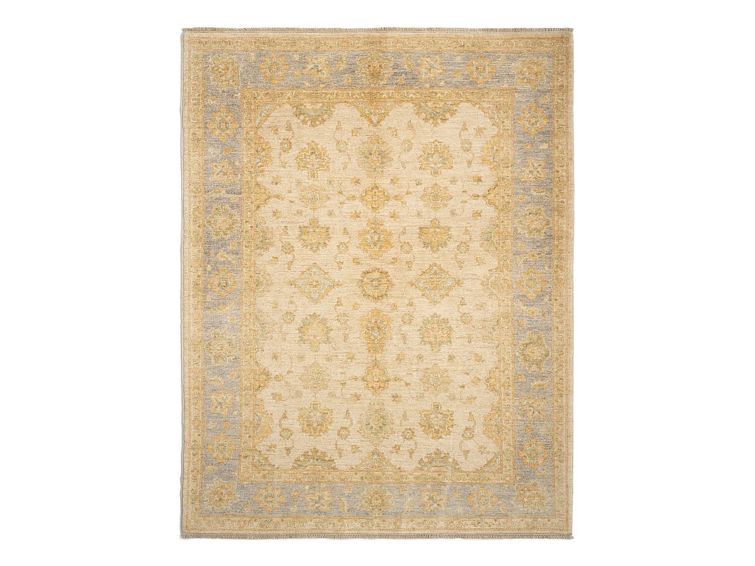 Wollteppich 155x199 Beige Kaizar