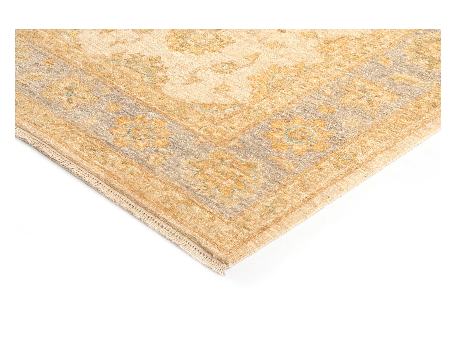 Tapis de laine 155x199 beige Kaizar