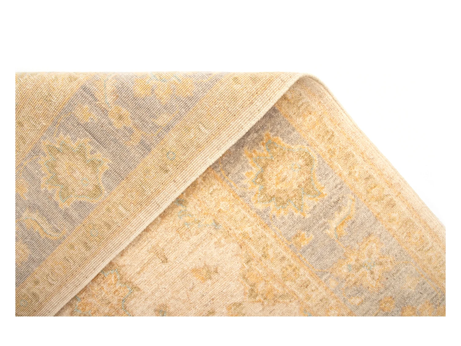 Tapis de laine 155x199 beige Kaizar